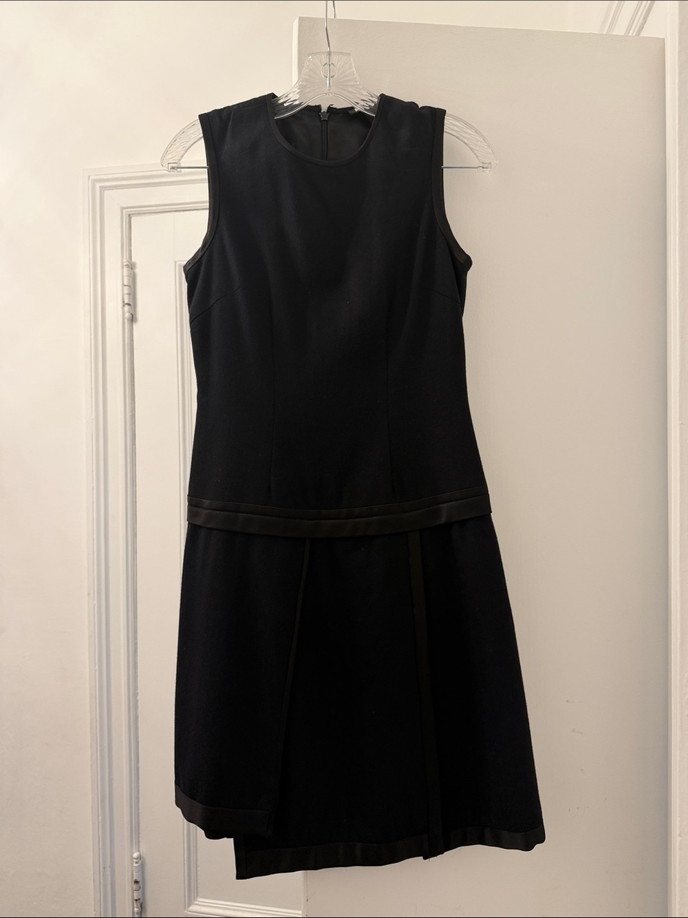 Vintage DKNY Classic Black Sleeveless A-Line Dress